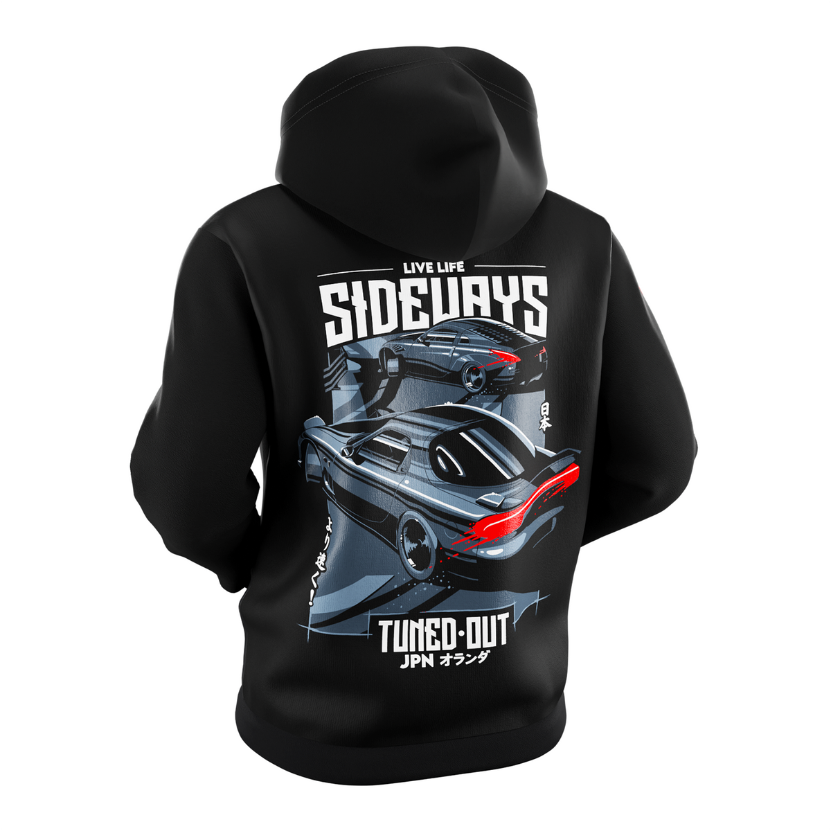 Live Life Sideways hoodie - coming back soon